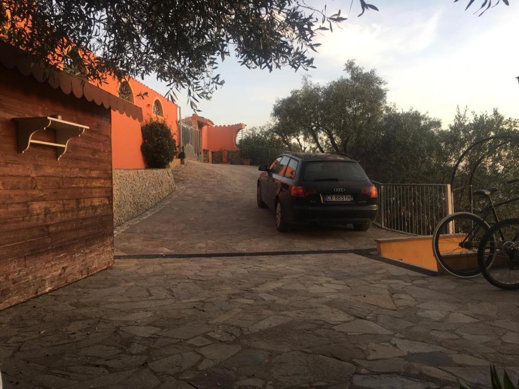 Villa Con Giardino Vista Mare Capitana Exterior foto